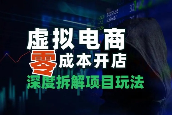 2024年最新暴力起店玩法虚拟电商4.0