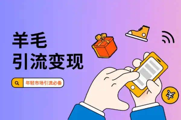 羊毛信息引流变现全玩法年轻市场引流必备