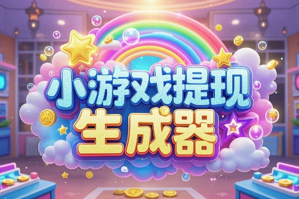 提现生成器APP：自定义生成小游戏提现截图，支持录屏与微信提现！