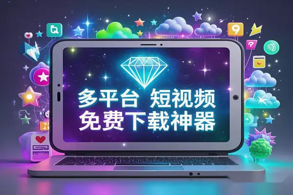 1000+平台短视频免费下载神器：无需登录，高清无水印，极速解析！【在线工具】