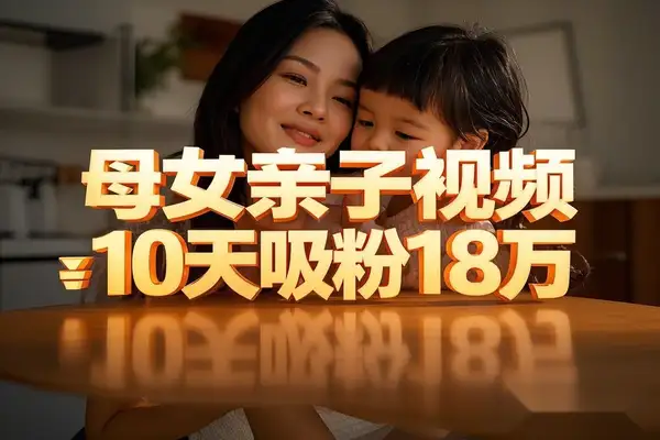 【DeepSeek教程】10天吸粉18万！母女亲子视频创作与变现全攻略