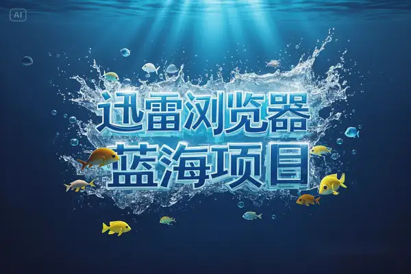 迅雷浏览器项目：每天10分钟，完整拆解+热点把控，轻松把握蓝海市场！【专属】