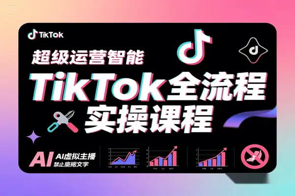 TikTok全流程实操课程：从账号注册到流量变现的完整路径