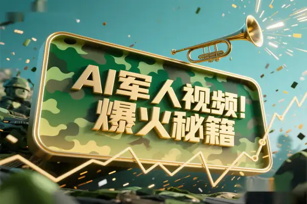 AI“军人”短视频教学：3天涨粉过万的爆款秘籍（附创作思路与实操建议）