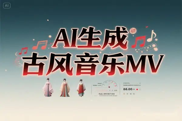 AI 助力古风音乐 MV 创作：零基础开启短视频月入五位数之旅