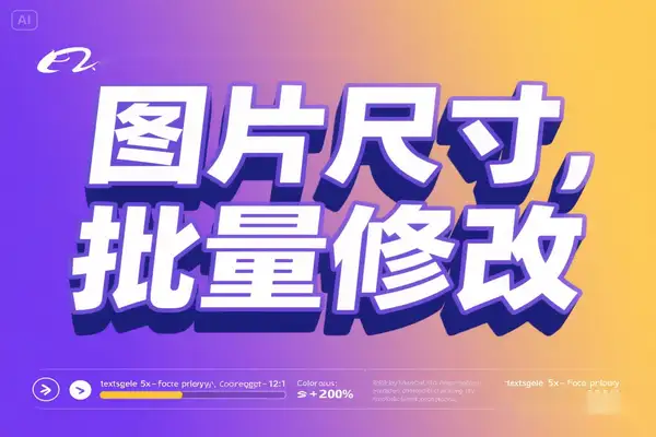 高效图片处理必备：支持批量修改尺寸、压缩与格式转换的神器