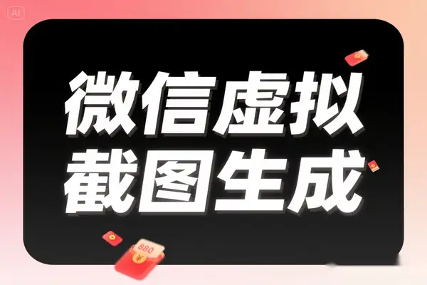 微信聊天模拟生成器：一键打造逼真社交截图的神器,制作朋友圈 / 红包 / 转账虚拟截图