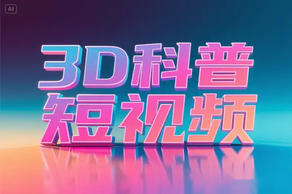 3D 科普短视频创收秘籍：从脚本到爆款的完整指南