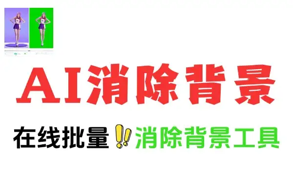 一键批量 AI 消除背景在线工具：Vheer AI 背景去除器的强大功能