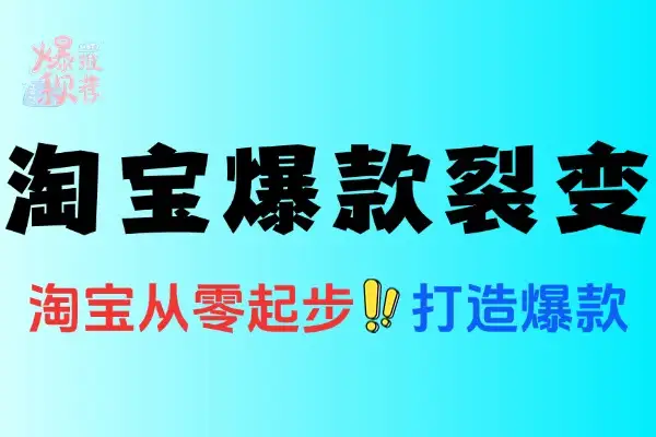淘宝爆款打造秘籍：标品裂变与非标矩阵全流程解析