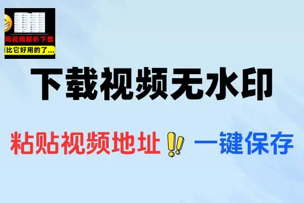 解析下载工具轻松批量下载100+平台4K视频无水印解析
