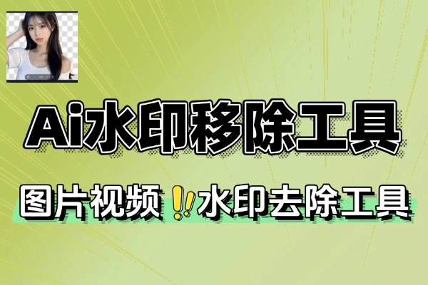 一键视频图片去水印工具 Ai 水印移除工具