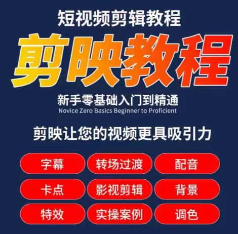 2025 剪映专业版全系列课！从零教卡点 / 调色，小白也能出大片