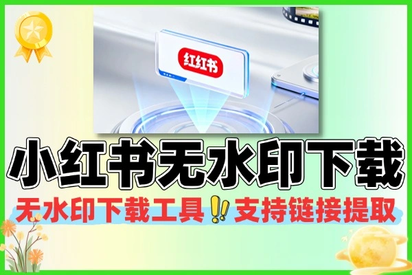 小红书视频无水印下载工具支持链接提取