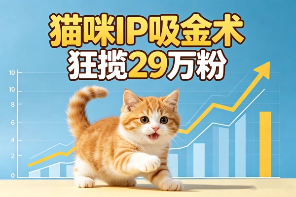揭秘猫咪IP吸金术26条视频狂揽29万粉