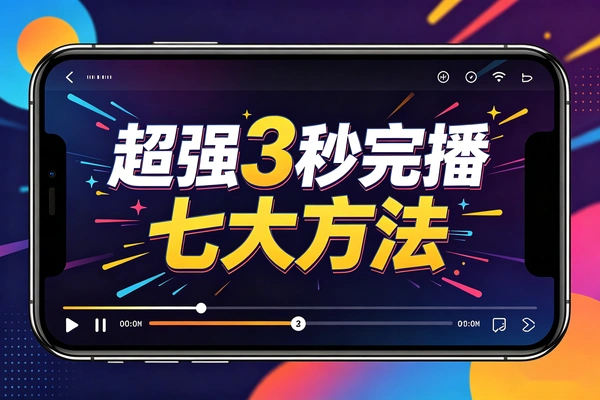 七大方法打造超强3秒完播