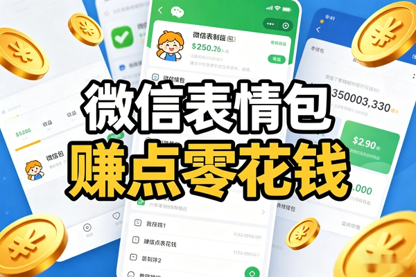 微信表情包小白也能赚点零花钱