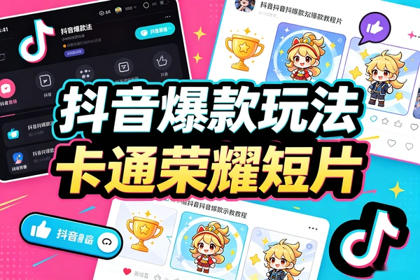 抖音惊现爆款玩法卡通绒耀幼稚园短片